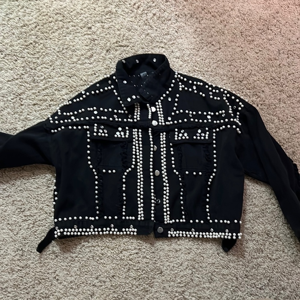 Dressed in lala studded jacket